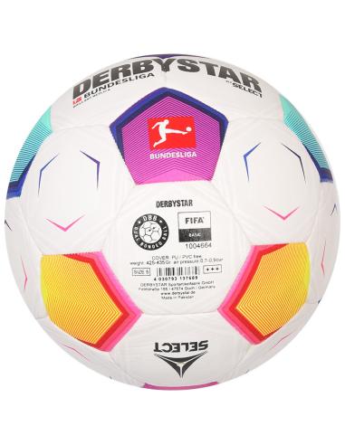 Piłka DerbyStar Bundesliga 2023 Brillant Replica biała