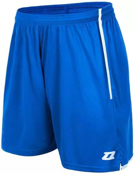 Spodenki piłkarskie Zina Crudo niebieskie z białym