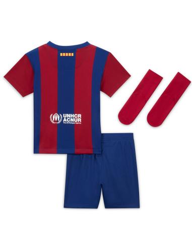 Komplet piłkarski Nike FC Barcelona 2023/24 Home Little Kids DX2815-456
