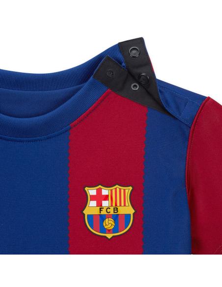 Komplet piłkarski Nike FC Barcelona 2023/24 Home Little Kids DX2815-456