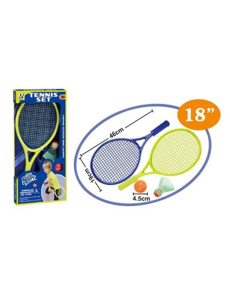 Zabawka 2 rakietki 46cm+ lotka+piłka