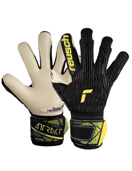 Rękawice Reusch Attrakt Freegel Gold Finger Support Junior 54 72 130 7752