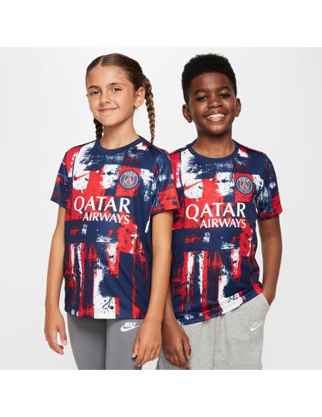 Koszulka Nike PSG Academy Pro SStop PM Jr FQ0015-411