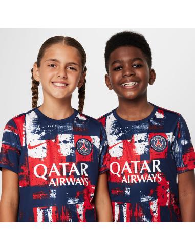 Koszulka Nike PSG Academy Pro SStop PM Jr FQ0015-411