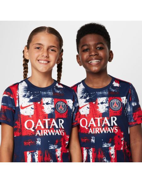 Koszulka Nike PSG Academy Pro SStop PM Jr FQ0015-411