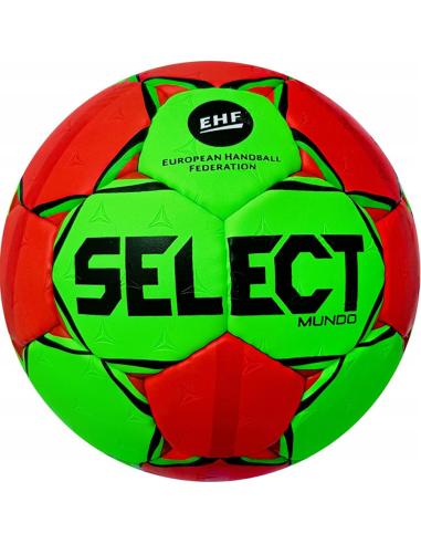 Piłka ręczna 3 Select Mundo zielono-czerwona