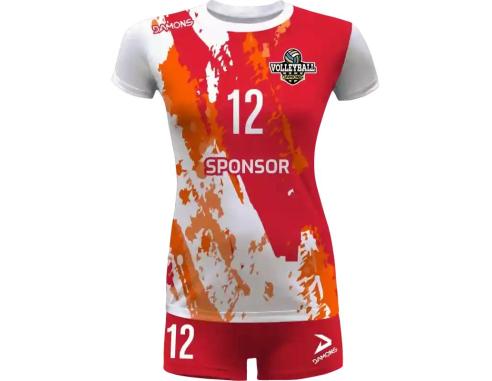 Sublimowane komplety siatkarskie damskie Damons Helix Women 2