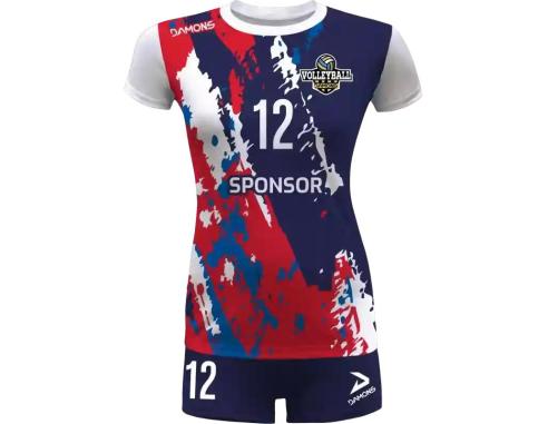 Sublimowane komplety siatkarskie damskie Damons Helix Women 2