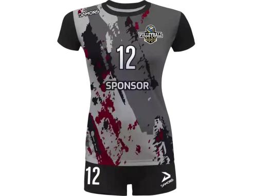 Sublimowane komplety siatkarskie damskie Damons Helix Women 2
