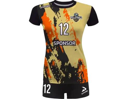Sublimowane komplety siatkarskie damskie Damons Helix Women 2
