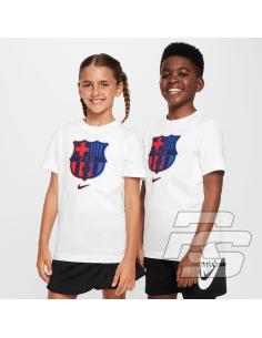Koszulka Nike FC Barcelona Crest Tee FZ0034-100