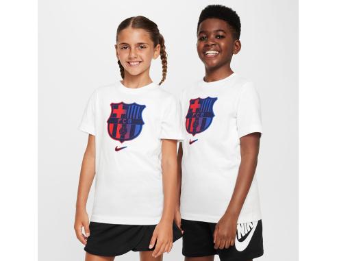 Koszulka Nike FC Barcelona Crest Tee FZ0034-100