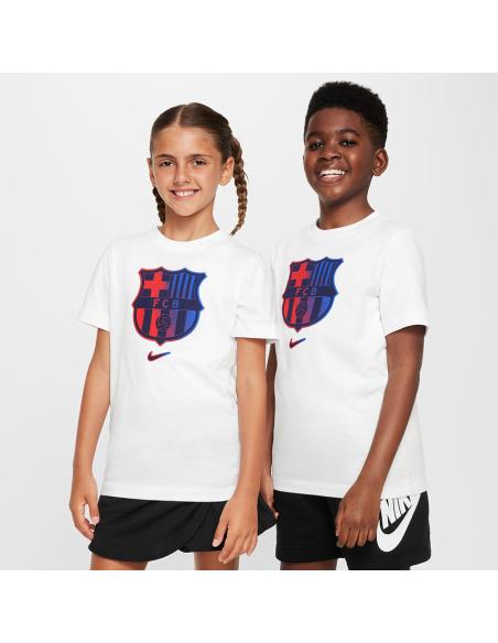 Koszulka Nike FC Barcelona Crest Tee FZ0034-100