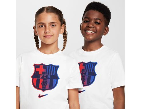 Koszulka Nike FC Barcelona Crest Tee FZ0034-100