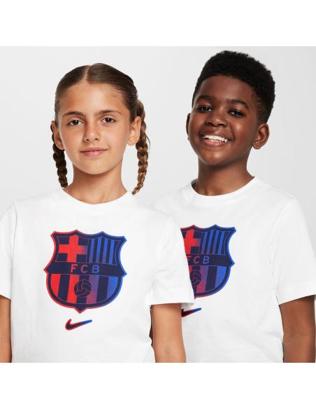 Koszulka Nike FC Barcelona Crest Tee FZ0034-100