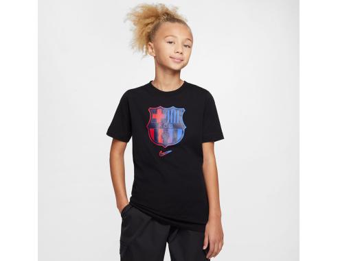 Koszulka Nike FC Barcelona Crest Tee Jr FZ0034-010