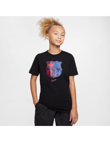 Koszulka Nike FC Barcelona Crest Tee Jr FZ0034-010