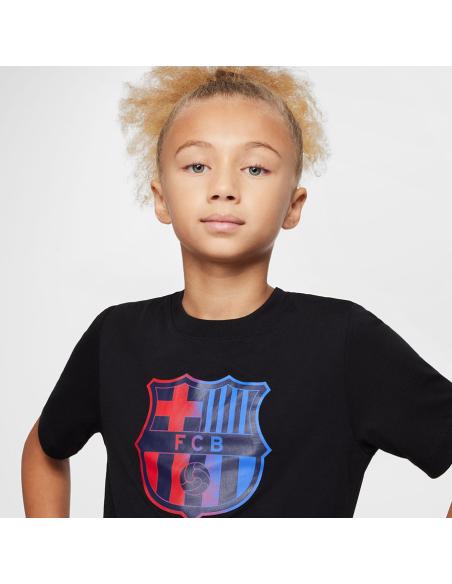 Koszulka Nike FC Barcelona Crest Tee Jr FZ0034-010