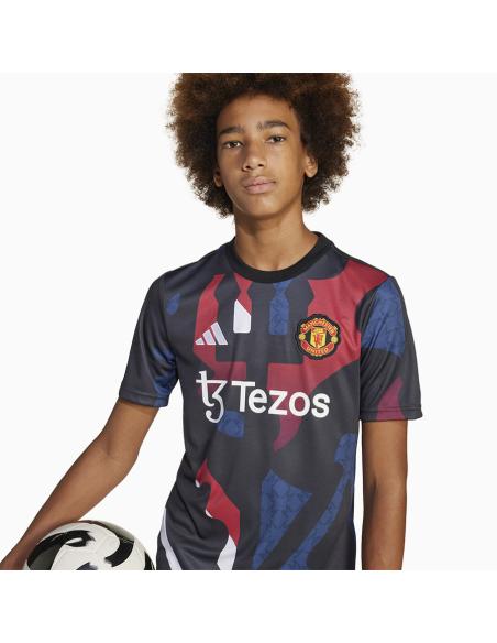 Koszulka adidas Manchester United Pre-Match Jr JD7146