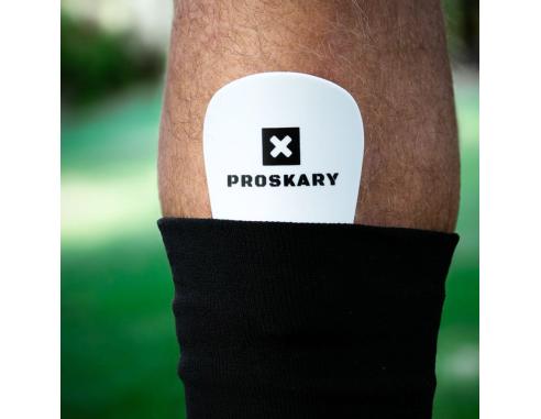 Nagolenniki piłkarskie Proskary Mini białe