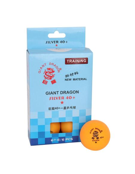 Piłeczka p-pongowa pomarańczowa Giant Dragon *** 6 szt cell-free