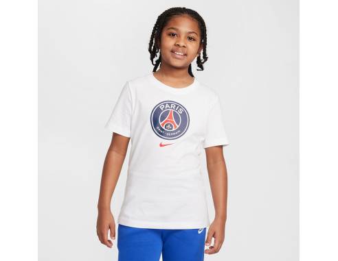Koszulka Nike PSG Crest Tee Junior Jr IF0511-100