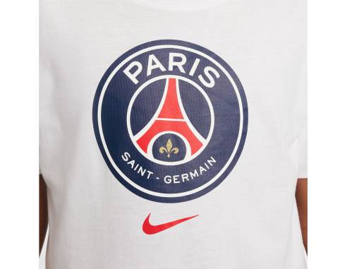 Koszulka Nike PSG Crest Tee Junior Jr IF0511-100