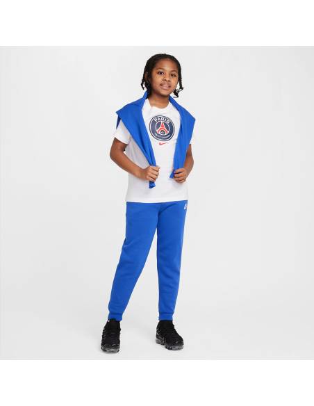 Koszulka Nike PSG Crest Tee Junior Jr IF0511-100