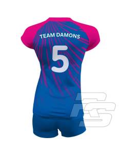 Sublimowane Stroje siatkarskie damskie Damons Vega Pro p21 - 1 2