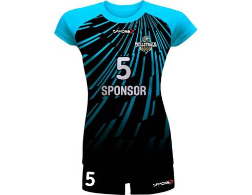 Sublimowane Stroje siatkarskie damskie Damons Vega Pro p21 - 3
