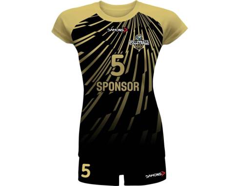 Sublimowane Stroje siatkarskie damskie Damons Vega Pro p21 - 4