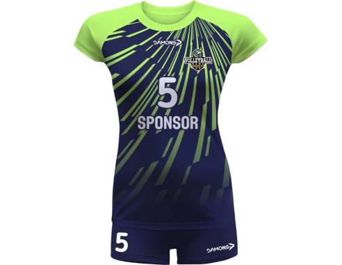 Sublimowane Stroje siatkarskie damskie Damons Vega Pro p21 - 6