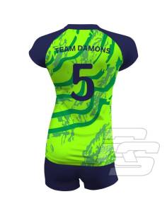 kopia Sublimowane Stroje siatkarskie damskie Damons Vega Pro p22 - 1 2