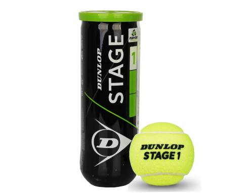 Piłka tenisowa Dunlop Stage 1 Green 3