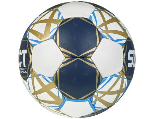 Piłka Select Replica EHF Champions League niebiesko-biała