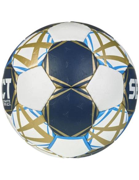 Piłka Select Replica EHF Champions League niebiesko-biała
