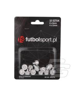 Kołki futbolsport aluminiowe 8x8mm + 4x11mm