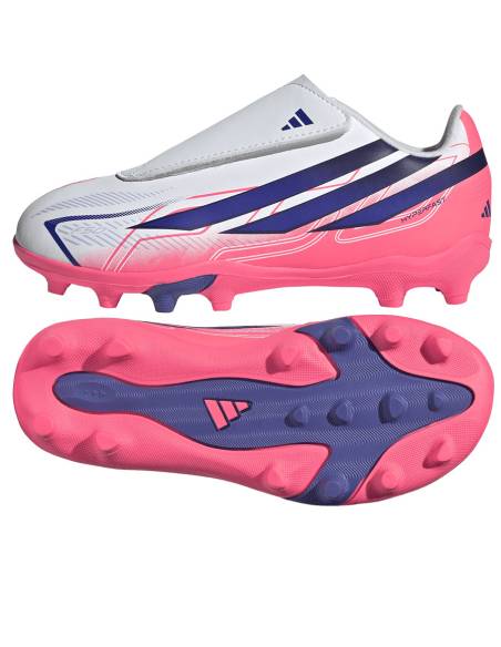 Buty adidas F50 Hyperfast Club Vel Jr FG/MG C KK1345