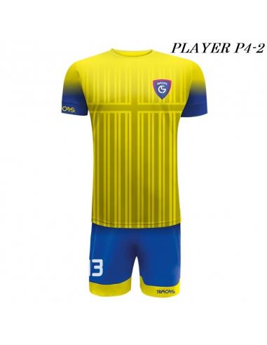 Strój Piłkarski Damons PLAYER P4 żółto niebieski