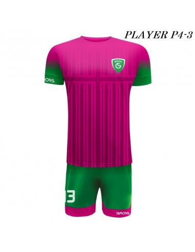 Strój Piłkarski Damons PLAYER P4 różowo zielony