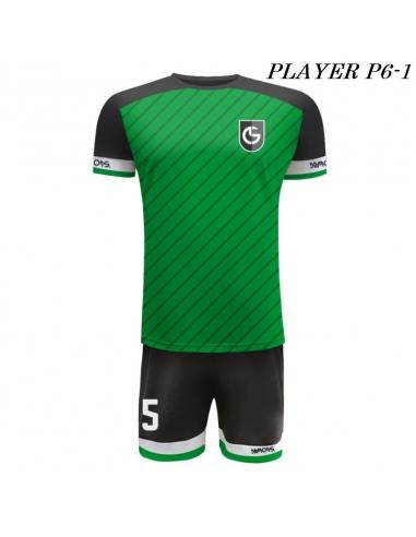 Strój Piłkarski Damons PLAYER P6 zielono czarny