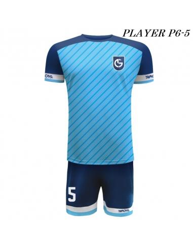 Strój Piłkarski Damons PLAYER P6 błękitno granatowe