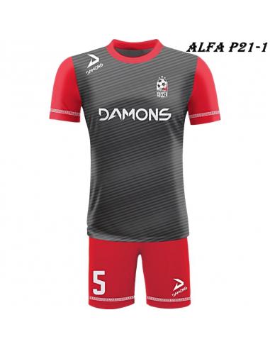 Strój piłkarski Damons ALFA P21-1. Komplety dla piłkarzy.
