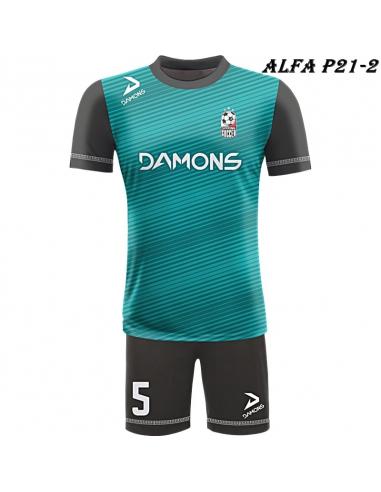 Strój piłkarski Damons ALFA P21-2. Komplety dla piłkarzy.