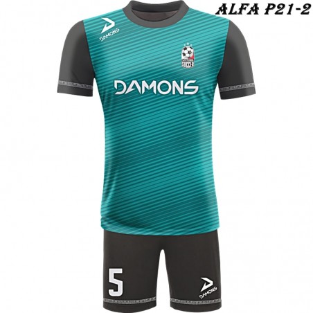 Strój piłkarski Damons ALFA P21-2. Komplety dla piłkarzy.