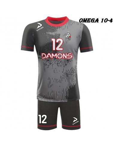 Stroje Siatkarskie Męskie Omega 9 szary