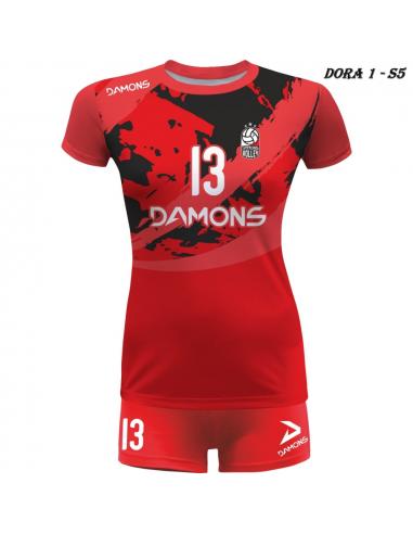 Strój siatkarski damski Damons Dora1