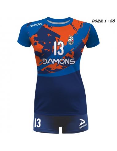 Strój siatkarski damski Damons Dora1