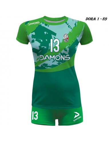 Strój siatkarski damski Damons Dora1