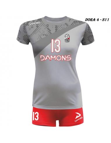 Strój siatkarski damski Damons Dora4